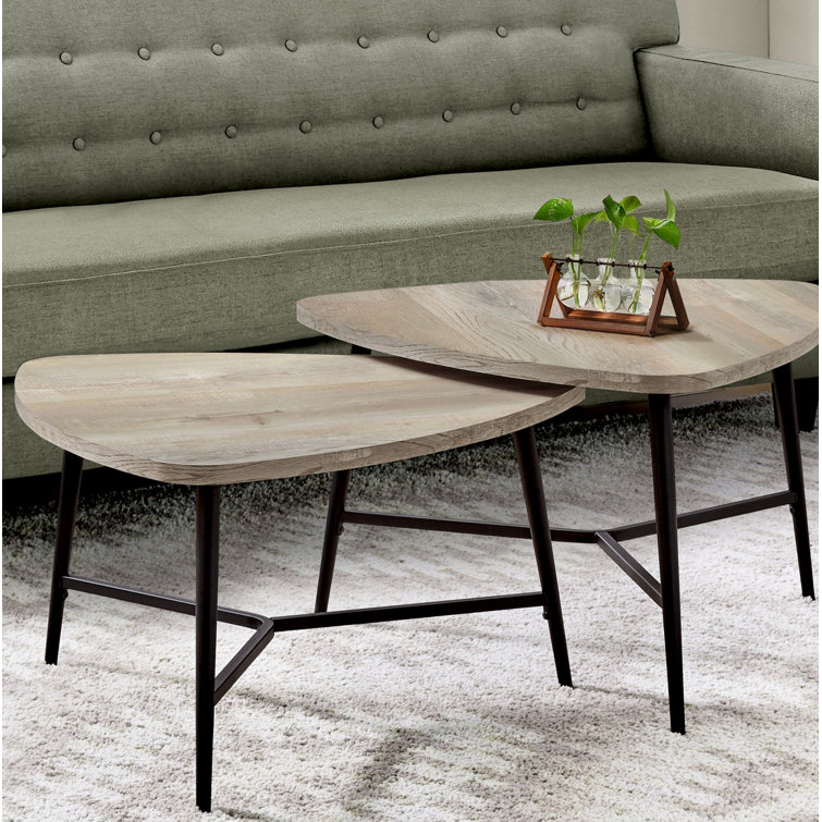 Beige wood coffee on sale table